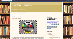 Desktop Screenshot of docktorfaustus.blogspot.com