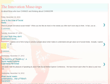 Tablet Screenshot of innovationmuse.blogspot.com