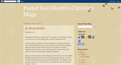 Desktop Screenshot of pastorronshorttsblogs.blogspot.com