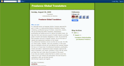 Desktop Screenshot of freelanceglobaltranslators.blogspot.com