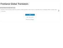 Tablet Screenshot of freelanceglobaltranslators.blogspot.com