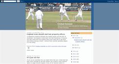 Desktop Screenshot of cricket-forever.blogspot.com
