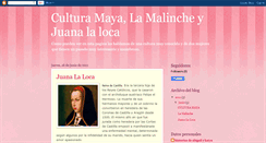 Desktop Screenshot of culturamayaylamalinche.blogspot.com