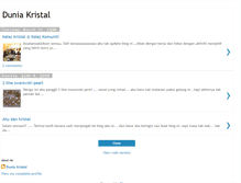 Tablet Screenshot of duniakristal.blogspot.com