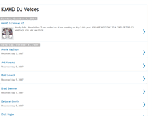 Tablet Screenshot of kmhddjvoices.blogspot.com