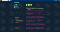 Desktop Screenshot of lichisimplespace.blogspot.com