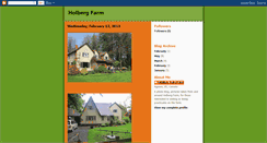 Desktop Screenshot of holbergfarm.blogspot.com
