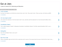 Tablet Screenshot of eat-at-joes.blogspot.com