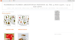 Desktop Screenshot of florerias-flores-argentina.blogspot.com