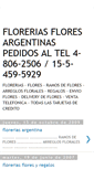 Mobile Screenshot of florerias-flores-argentina.blogspot.com