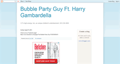 Desktop Screenshot of bubblepartyguy.blogspot.com