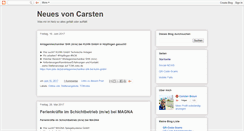 Desktop Screenshot of neuesvoncarsten.blogspot.com