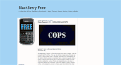 Desktop Screenshot of blackberryfree.blogspot.com