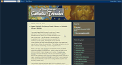 Desktop Screenshot of catholictrenches.blogspot.com