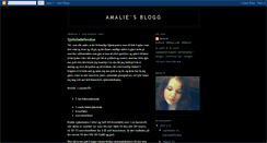 Desktop Screenshot of amalie-nilsen-blogg.blogspot.com