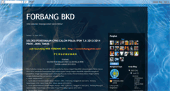 Desktop Screenshot of forbangjatim.blogspot.com