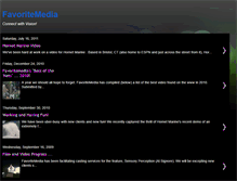 Tablet Screenshot of favoritemedia.blogspot.com