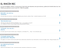 Tablet Screenshot of elrinconrec.blogspot.com