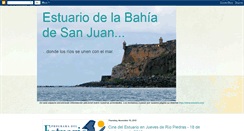 Desktop Screenshot of estuariobahiasanjuan.blogspot.com