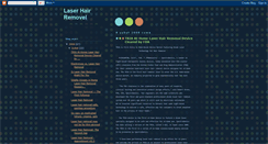 Desktop Screenshot of laserhairremovel.blogspot.com