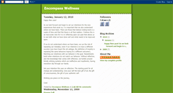 Desktop Screenshot of encompasswellness.blogspot.com