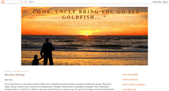 Desktop Screenshot of goldfishuncle.blogspot.com