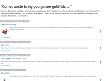 Tablet Screenshot of goldfishuncle.blogspot.com