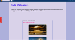 Desktop Screenshot of cutewallpaperz.blogspot.com