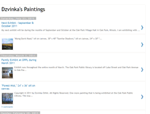 Tablet Screenshot of dzvinkasart.blogspot.com
