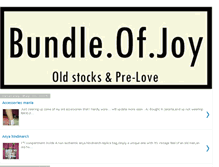 Tablet Screenshot of bundleofjoyclearance.blogspot.com