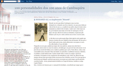 Desktop Screenshot of 100anosdecambuquira.blogspot.com