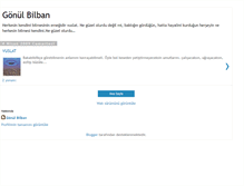 Tablet Screenshot of gonulbilban.blogspot.com