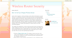 Desktop Screenshot of howtosecureawirelessrouter.blogspot.com