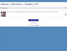 Tablet Screenshot of infanciaytic.blogspot.com