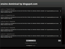 Tablet Screenshot of ensinodominicalhp.blogspot.com