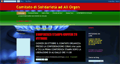 Desktop Screenshot of comitatodisolidarietadaliorgen.blogspot.com