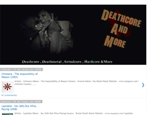 Tablet Screenshot of deathcore-and-more.blogspot.com