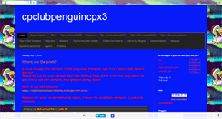 Desktop Screenshot of cpclubpenguincpx3.blogspot.com