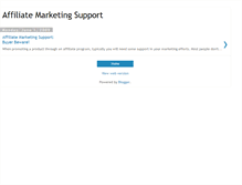 Tablet Screenshot of affiliate-marketingsupport.blogspot.com