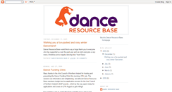 Desktop Screenshot of danceresource.blogspot.com