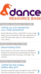Mobile Screenshot of danceresource.blogspot.com