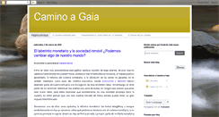 Desktop Screenshot of caminoagaia.blogspot.com