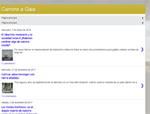 Tablet Screenshot of caminoagaia.blogspot.com