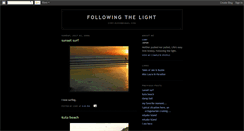 Desktop Screenshot of followingthelight.blogspot.com