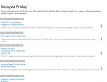 Tablet Screenshot of malaysiafriday.blogspot.com
