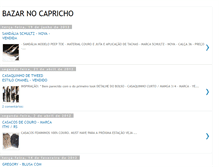 Tablet Screenshot of bazarnocapricho.blogspot.com