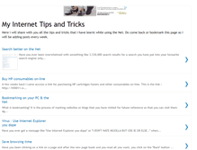 Tablet Screenshot of my-internet-tips-and-tricks.blogspot.com