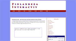 Desktop Screenshot of finlandeza-interactiv.blogspot.com