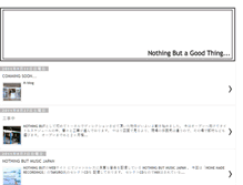 Tablet Screenshot of nothingbutagoodthing.blogspot.com