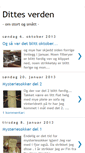 Mobile Screenshot of dittesverden.blogspot.com